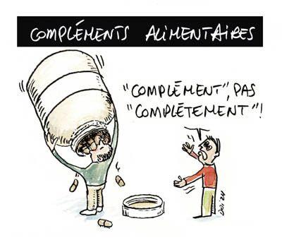 Complements alimentaires dessin humour