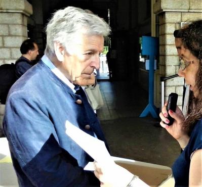 Costa gavras interview festival du livre nice 2018