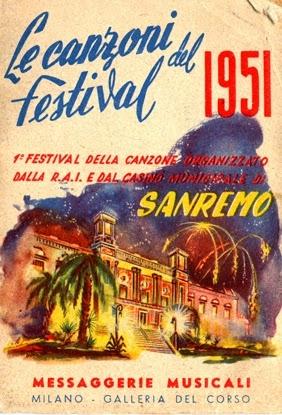 Libretto del festival di sanremo 1951