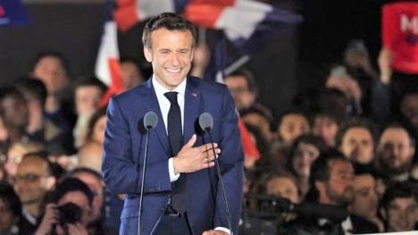 Macron avant discours