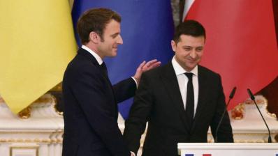 Macron zelensky