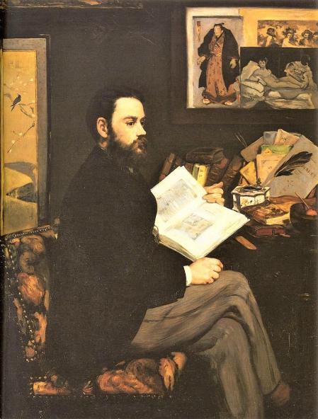 Manet edouard portrait d emile zola