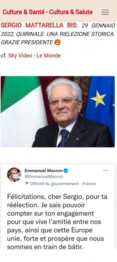 Mattarella presidente bis