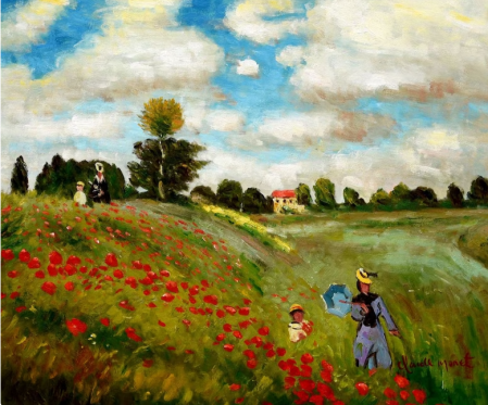 Monet coquelicots