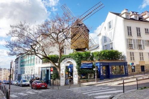 Moulin de la galette montmartre moulin radet blute fin rue lepic paris 18 1